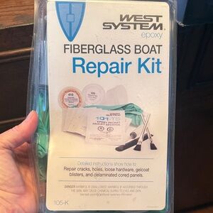 Fiberglass boat repair kit